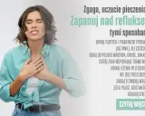 Kobieta z bólem w klatce piersiowej, wskazówki jak zapanować nad refluksem. Pytanie: jaki chleb przy refluksie? Unikaj tłustych potraw, jedz mniej, ale częściej.