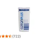 Confezione di cotone pettinato Cottonplus, 100g. Il cotone pettinato, con il suo significato di purezza e delicatezza, è ideale per medicazioni e pulizia quotidiana.