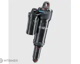 Czarny amortyzator rowerowy RockShox Super Deluxe Select+. Gotowy na trudne trasy.