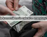Ręce wkładają banknoty do portfela. Pytanie brzmi: ile komornik może zabrać z emerytury?