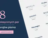 8 klasycznych par darmowych krojów pisma, idealnych do projektów z polskimi znakami. Odkryj popularne czcionki!