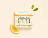 Trio d'huiles essentielles Aroma-Zone : Orange, Marjolaine à coquilles et Petitgrain bigarade pour un moment anti-stress.