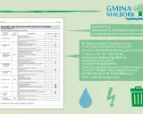 Formularz "wniosek o wymianę dowodu osobistego" z danymi dotyczącymi infrastruktury technicznej.
