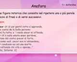 Anafora: ripetizione di "Amor" all'inizio di versi, un esempio di allitterazione che crea ritmo.