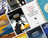 Copertine di libri di Gianrico Carofiglio, tra cui "L'orizzonte della notte" e "Rancore". Un invito a esplorare le storie di questi carofiglio libri.