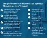 Zasady powrotu do zdrowia po operacji: dbaj o pielęgnację rany pooperacyjnej, aktywność fizyczną, dietę i słuchaj sygnałów organizmu.