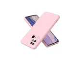 Różowe etui na telefon Redmi 10C, chroniące go przed zarysowaniami.