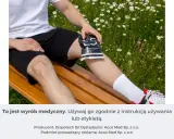 Chłodzący kompres na torbiel Bakera, stosowany po wysiłku. Pomaga złagodzić ból i obrzęk.