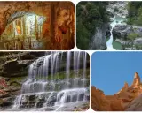 Grotte, gole fluviali, cascate e calanchi: un viaggio di trekking nelle Marche tra meraviglie naturali.