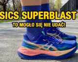 Para biegowa Asics Superblast 3 w jaskrawym kolorze, gotowa na wyzwania.