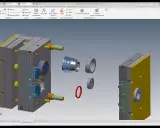Modellazione di uno stampo con Inventor, un software per inventor di componenti meccanici.
