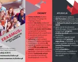 Grupa uśmiechniętych studentów z kciukami w górze. Informacje o tym, co to Erasmus+, zasady i aplikacja.