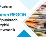 Numer REGON w 7 punktach – szybki przewodnik. Stos dokumentów w segregatorach.