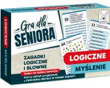 Gra dla Seniora: logiczne gry dla dorosłych, rozwijające myślenie i słownictwo. W zestawie zagadki, szyfry i zadania z symbolami.