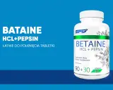 Betaina HCL+Pepsin - suplement diety w łatwych do połknięcia tabletkach. Dowiedz się, betaina co to jest i jak działa.
