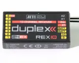 Jeti Rex 10: 10-Kanal-Empfänger mit Duplex-Technologie, ideal für Modellbau.