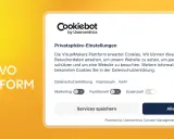 Cookiebot-Banner für DSGVO-konforme Einstellungen. Hier können Nutzer ihre Privatsphäre verwalten und Cookies akzeptieren.