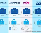 Porównanie wymiarów bagażu podręcznego i rejestrowanego dla Ryanair, Air France, Wizz Air i LOT. Sprawdź ceny bagażu Ryanair przed podróżą.