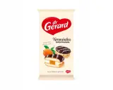 Opakowanie ciastek Dr Gerard Kremówka dekorowana z morelą i kremem.
