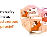 Fajne opisy na Insta. Skąd czerpać inspiracje? Ilustracja pokazuje profile z dziewczyną wysyłającą całusy, idealne cytaty do zdjęć.