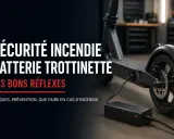 Sécurité incendie batterie trottinette : les bons réflexes. Prévention des risques et actions en cas d'incendie.