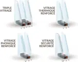 Comparaison de vitrages : triple, thermique, phonique et sécurité. L'épaisseur double vitrage varie selon le type.