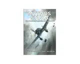 Ein Stuka-Flugzeug im Sturzflug, Bomben fallen. Titel: "Mythos Stuka".