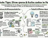 Tipps zum Stromsparen: Standby stoppen, Eco-Programme nutzen, LEDs einsetzen, Geräte optimieren. So senken Sie Ihren Stromverbrauch durchschnitt.