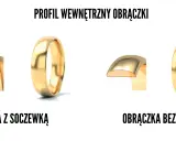 Porównanie profili obrączki z soczewką i bez soczewki. Wybierz idealne obrączki z soczewką czy bez.