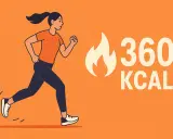 Kobieta biegnie, spalając 360 kcal. Dowiedz się, ile kalorii spala bieganie!