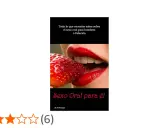 Labios rojos con fresa, título "Sexo Oral para él". Guía sobre sexo oral para hombres.