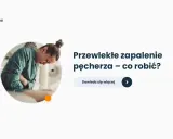 Kobieta z bólem brzucha, cierpiąca na przewlekłe zapalenie pęcherza. Dowiedz się, co robić.
