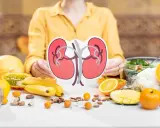 Zdrowa dieta przy wielotorbielowatości nerek: owoce, warzywa, orzechy i nasiona wspierają zdrowe nerki.
