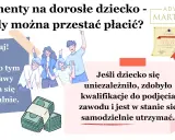 Alimenty na dorosłe dziecko: kiedy można przestać płacić? Sąd decyduje indywidualnie, gdy dziecko jest samodzielne.