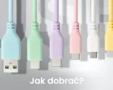 Kolorowe kable USB, każdy z innym złączem. Jak dobrać odpowiedni?