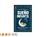 La Gran Guía Práctica del Sueño Infantil, con un bebé durmiendo en la luna. Ideal para el sueño en niños de 0 a 3 años.