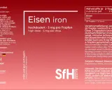 Eisen iron Tropfen: 20 Tropfen jeden 2. Tag für bessere Aufnahme und Verträglichkeit.