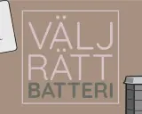 Välj rätt batteri med Sungrow Sverige. En vit enhet med Sungrow-logotypen och en grå batterienhet.