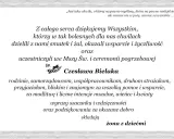 Podziękowania za wsparcie w trudnych chwilach. Czy za kondolencje się dziękuje? Tak, za okazane dobro i pomoc.