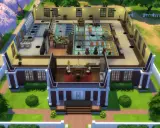 Willa z The Sims 4, pełna kolorowych pokoi i uroczych pluszaków, idealna do pokazania najlepszych modów do The Sims 4.