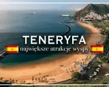 Widok na plażę i miasteczko na Teneryfie, gdzie jest Teneryfa? To wyspa z pięknymi krajobrazami i atrakcjami.