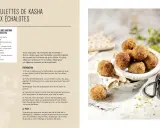 Boulettes croustillantes de sarrasin et farine de pois chiche, idéales pour un déjeuner express. La farine de sarrasin apporte une valeur nutritionnelle intéressante.