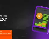 Co to jest DEX? Wykresy, monety i telefon symbolizują handel na zdecentralizowanej giełdzie. Poziom: średniozaawansowany.