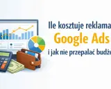 Kalkulator, monety, portfel i wykresy symbolizują koszty reklamy w Google Ads. Dowiedz się, jak nie przepalić budżetu.