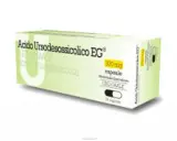 Scatola di Acido Ursodesossicolico EG 300 mg capsule. Per l'assunzione prima o dopo i pasti, consultare il foglietto illustrativo.