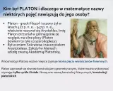 Portret Platona, greckiego filozofa, którego imię noszą konstrukcje platońskie.