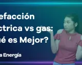 Joven duda sobre calefacción eléctrica o gas. ¿Cuál es mejor?