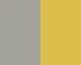 Un campo grigio e uno giallo si incontrano, creando un contrasto vibrante. Che colore esce da questa unione?