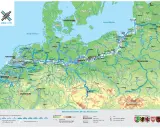 Międzynarodowa droga wodna E70 łączy Europę od Morza Północnego po Morze Bałtyckie, przecinając Holandię, Niemcy, Polskę i Czechy.