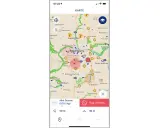 Die Drohnen-App zeigt eine Karte von Regensburg. Sie informiert, wo man mit einer Mini-Drohne fliegen darf und wo nicht.